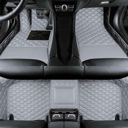 Yaruicar Custom Car Floor Mats for 2002-2026 Cadillac ATS CTS CT6 DTS Escalade Lyriq GT4 Optiq SRX SLS XT4 XT5 XT6 XTS Car Full Coverage Non-Slip Floor Liners (Gray)