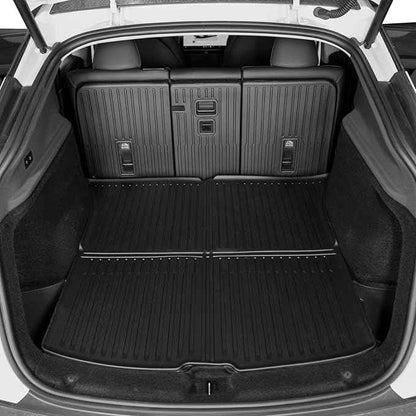 SUPER LINER Floor Mats Compatible with 2025-2026 Tesla Model Y Juniper - TPE Floor Liner& Accessories, Trunk Mats & Seat Back Cover Protector, CabinProtect™ Pro Kit Full-Cabin Protection System