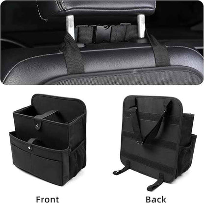 Car Seat Organizer，Universal Fit for Front & Back Seats-Hanging Letters/Legal Folders/Laptops and Tablets，Compatible with Cars, Trucks, and Vans