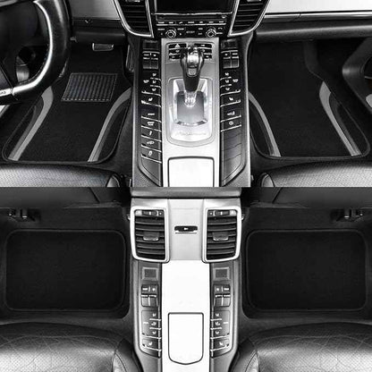 Car Floor Mats for Tesla Model 3 2024-2026, All Weather Car Mats Full Set with Odorless Injection Molded Leather, Non-Slip Interior Accessories, Black