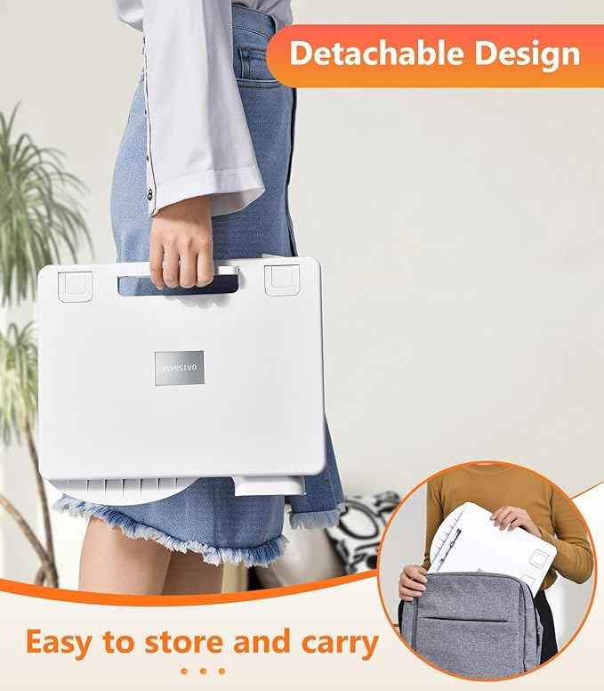 Car Seat Tray Table for Kids Driver Passenger, Car Desk for Laptop Computer Tablet iPad iPhone Book, Adjustable Portable Laptop Stand for Car Vehicle Camping Travel