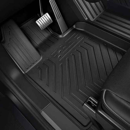 Floor Mats for Tesla Cybertruck 2023-2026, All Weather Floor Mats Truck Bet Mat Frunk Cargo Liner Accessories, Full Coverage Set