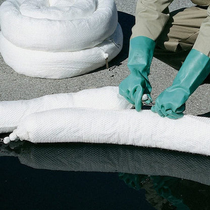 Oil Boom - Oil-Only Absorbent Boom - 4 Pack - 5" x 10' Boom - Absorbs up to 6 gallons per Boom - BOM405 (4 Booms)