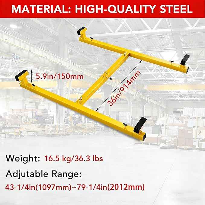 Truck Bed Lifter Box for Pickups Trucks, Heavy-Duty Truck Bed Lift Support 800 LBS Weight Capacity and Capacity Works On Beds, Yellow