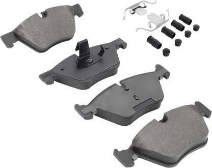 Premium Ceramic Front Brake Pads (1001-1504C) Compatible with BMW 528i 2011-2016, BMW 528i xDrive 2012-2016
