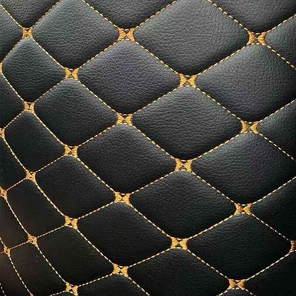 Custom Making Car Floor Mats Compatible with Audi BMW Mercedes-Benz Toyota Lexus Honda Infiniti Nissan Hyundai Kia All Models 2005-2026 (Black Gold)