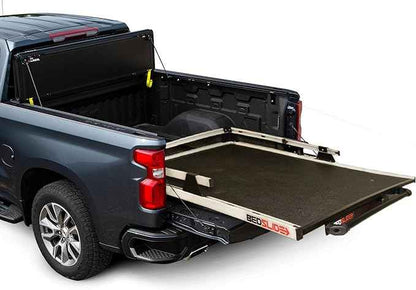 Bedslide 1500 Contractor Sliding Truck Bed Organizer, 65 x 48-Inch, Capacity 1500 lbs., Truck Bed Storage Tray, Black