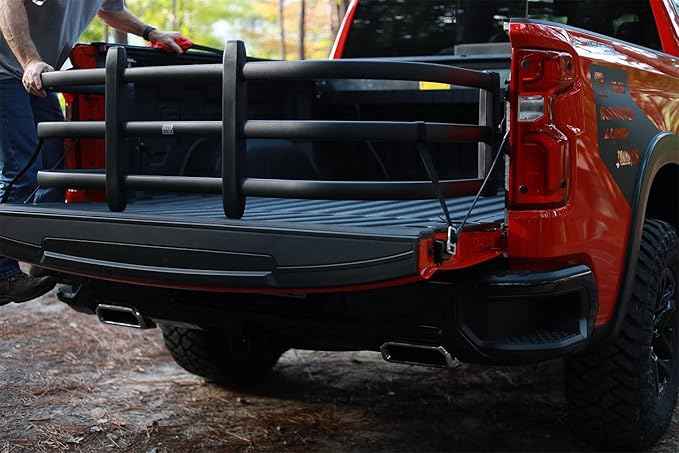 AMP Research RealTruck BedXTender HD Max | 74841-01A | Fits 2019 - 2023 Chevrolet Silverado & GMC Sierra 1500; 2020 - 2024 Chevrolet Silverado & GMC Sierra 2500 HD/3500 HD; & more (See Description)