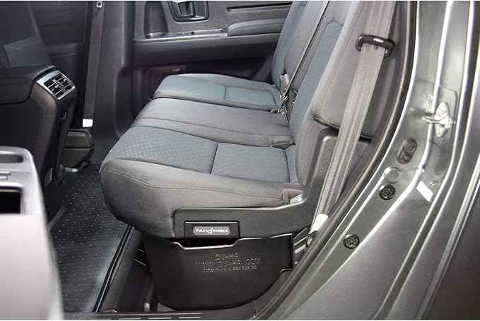 DU-HA Under Seat Storage Fits 06-14 Honda Ridgeline, Gray, Part #50039