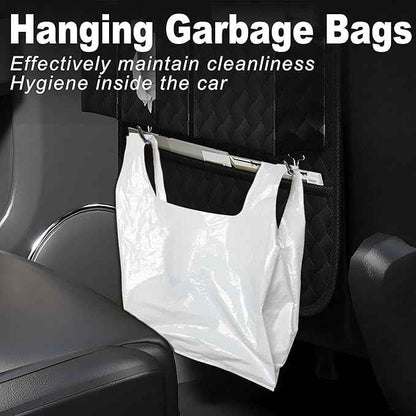 Car Seat Organizers,Multi-functional Back Seat Protectors, Storage Pouches, and Tray Holders (for Cars, Kids, Seat Back and Rear Seats) (Woven Black, 1 Pcs)