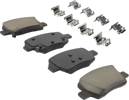 Premium Ceramic Rear Brake Pads (1001-2381C) Compatible with Hyundai Santa Cruz 2022-2025, Hyundai Santa Fe 2021-2024, Kia Carnival 2022-2024, Kia Sorento 2021-2024