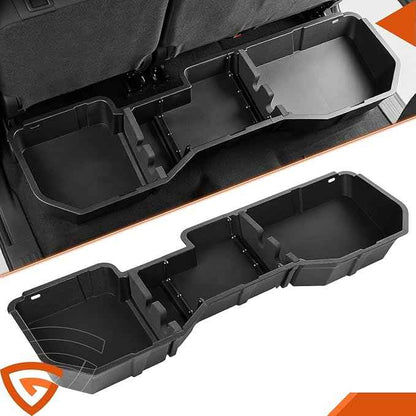 GEARLAST Underseat Storage, Real Under Seat Organizer Compatible with Chevy Silverado 1500 & 2500HD/3500HD Crew Cab 2014-2019 Real Under Seat Organizer