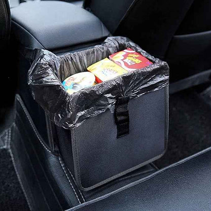 2 Pcs Large Size Car Backseat Organizer with 1 Pcs Trash Garbage Bag, Clear Screen Tablet Holder and 9 Storage Pockets,Foldable Seat Back Protectors for Toys Drinks Book ,Travel Accessories (Black)