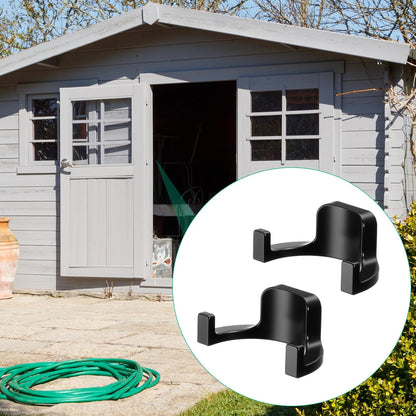 8 Pcs Shed Storage Tool Hooks Accessories Compatible with Suncast, Compatible with Craftsman for Hanging Shelves Accessories Part, Storage Sheds Replacement Screws, Brackets and Hooks(U Shaped)