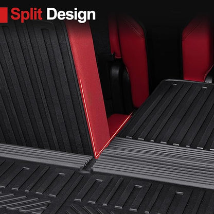 Cargo Mat for 2022-2026 Acura MDX Accessories, All Weather TPE Cargo Liner with Backrest Mat and Left Storage Mat for 2025 2026 Acura MDX Type S Accessories