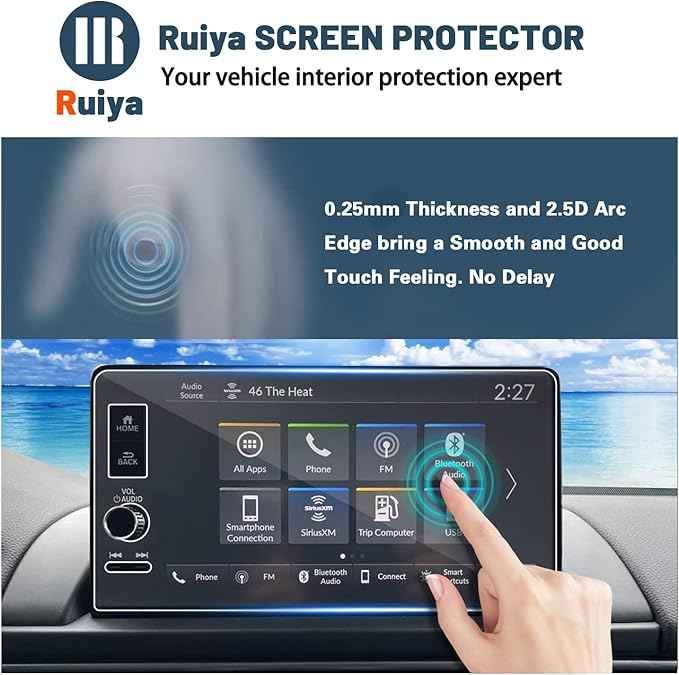 2025 Pilot Screen Protector for Honda Pilot 2025 Accessories 9HD Anti-glare Scratch Tempered Glass Compatible with 2023 2024 2025 Honda Pilot TrailSport/LX/Sport/EX-L/Touring/Elite - 9" Touchscreen