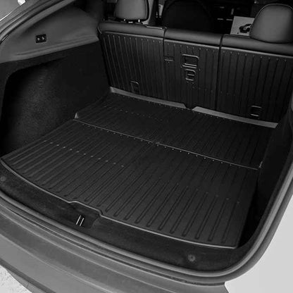 SUPER LINER Tesla Model Y Juniper Floor Mats 2025 2026 | Custom Fit All-Weather 9-Piece Set Includes Cargo Mat | Seat Back Cover Protector |Trunk Mats & Accessories