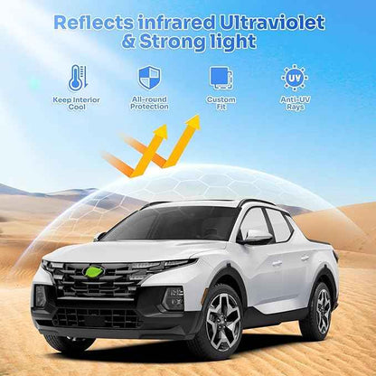 Sunshades for 2015-2020 Ford F150 SuperCrew 4 Door Accessories Sun Shade Side Rear Window Shade Cover Sun Visor Shield Privacy Protection for Camping Keep Vehicle Cool Black 5PCS