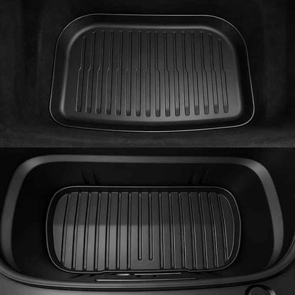 SUPER LINER 2025 2026 Tesla Model Y Juniper Floor Mats & Accessories & Extra-Thick TPE Cargo Liners, 9 PCS CabinProtect™ Pro Kit Full-Cabin Protection System(Only fit Premium&Performance)