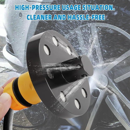O-Ring Chassis Cleaner Flusher Kit,360° Spinning Nozzle, Undercarriage Cleaner with Quick Coupling, Efficient Wheel Arches/Undercarriage Cleaner Powerful Cleaning in Hidden Areas for All Car (4pc) - AutoBay