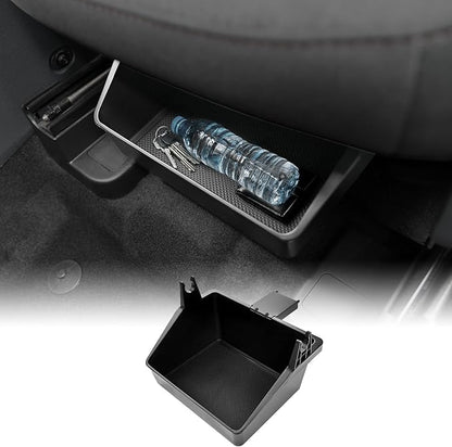 Mabett Under-Seat Storage Box for Ford Maverick Power Seat 2022-2025, Front Row Electric Seat Underseat Organizer Accessories