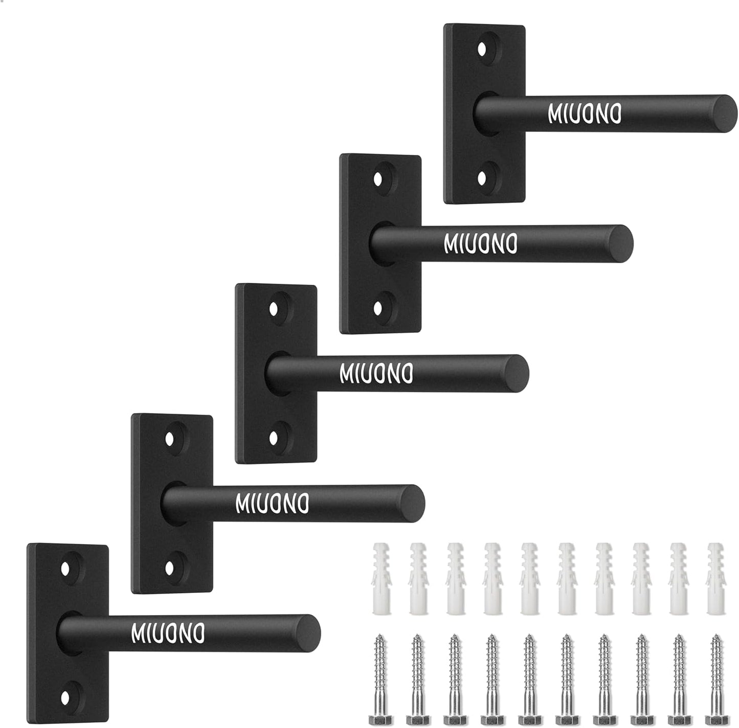 Weight Plate Holder, Wall Mounted Weight Rack Storage for Weight Plates, Home Gym Organizer