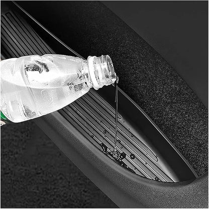 4Pcs Car Door Side Storage Box Compatible for Tesla Model 3 Model Y 2022 Interior Door Handle Organizer TrayCompatible for Tesla Model Y 2023 Accessories (Color : 4pcs Model 3)