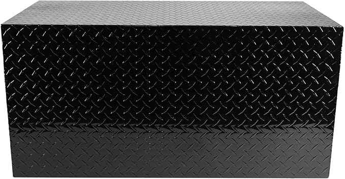 36 Inch Heavy Duty Aluminum truck tool boxes for bed of truck, Waterproof Square Truck Storage Organizer Chest for Pick Up Truck Bed, RV Trailer with T-Handle Lock & Keys(36"×17.1"×17.9")