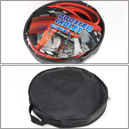 Auto Dynasty Heavy Duty 16Ft 6Gauge Booster Cable Power Jumper 400AMP Emergency Battery Start Car/Motorcycle