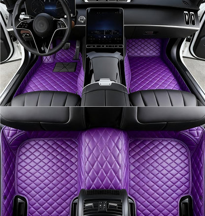 Custom All Weather Protection Leather Car Floor Mats for Cars Sedan SUV Sports Car Waterproof Floor Mat