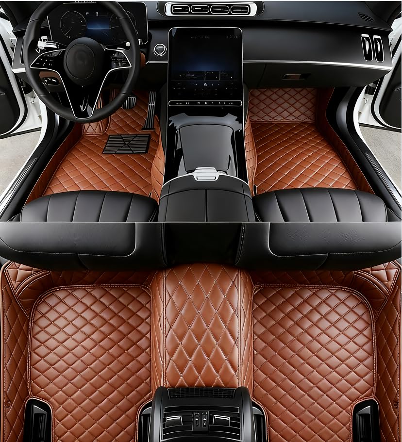 Custom All Weather Protection Leather Car Floor Mats for Cars Sedan SUV Sports Car Waterproof Floor Mat