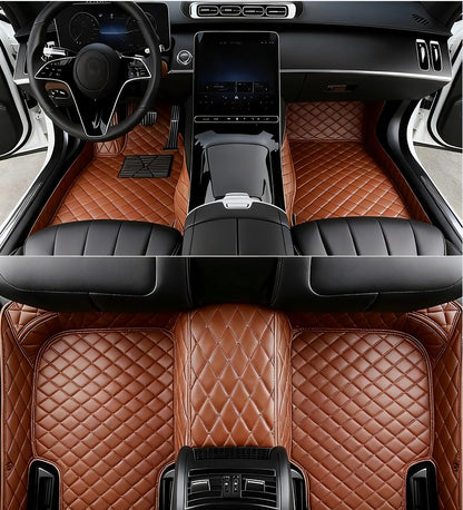 Custom All Weather Protection Leather Car Floor Mats for Cars Sedan SUV Sports Car Waterproof Floor Mat