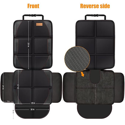 Bacgnyer Car Seat Protector, 2 Pack, Thickest Padded 600D Fabric Padding, Waterproof, Durable, Anti Slip Backing, Child Seat Protection, Suitable for Babies, Toddlers, Children