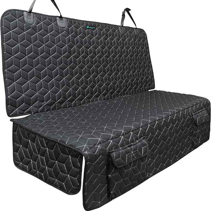 Bench Dog Car Seat Covers for SUV, Waterproof Dog Seat Cover for Back Seat Fit Ford Explorer Heavy Duty Non Slip Back Seat Cover Protector for Chevrolet Tahoe/Yukon/Suburban/Expedition