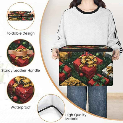 Storage Bins with Zipper Lids for Bedroom Kitchen Bathroom Storage Basket Foldable Toy Cube Storage Organizer for Kid Teen Women Men Present