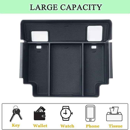 PIMCAR Full Center Console Organizer for 2023-2026 Refreshed Chevy Silverado/GMC Sierra 1500, 2024-2026 Silverado/Sierra 2500HD 3500HD (Full Console w/Bucket Seats ONLY)