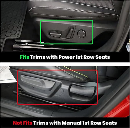 LASFIT Floor Mats & Cargo Mat Fits for KIA EV6 2024 2023 2022(Not for Manual 1st Row), All Weather TPE Custom Fit Floor Liners for 1st and 2nd Row Car Mats & Trunk Liner for Kia EV6 Accessories, Black