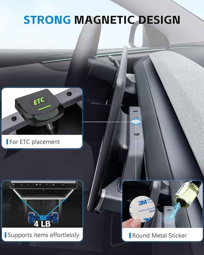 (Upgraded for Tesla Model Y Juniper Under Screen Storage Organizer 2025-2026 [Cyber-Inspired], Model 3 Highland 2024-2025 Center Console Organizer Tray for Tesla Model Y Juniper Accessories