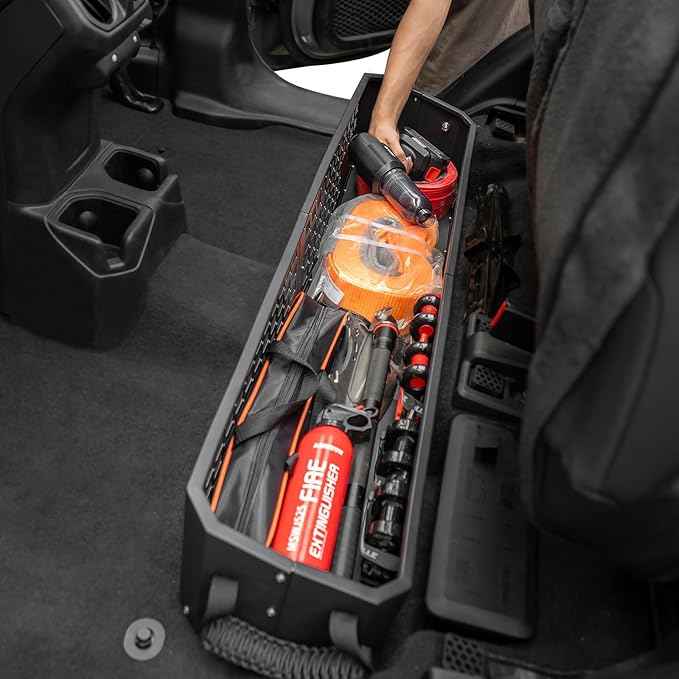 Under Seat Storage Compatible with Jeep Gladiator JT 2020-2024, Underseat Storage for Jeep Gladiator Accessories