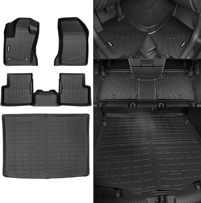 Custom Fit Floor Mats for Jeep Renegade 2015-2026, All Weather TPE Floor Liners with Trunk Mat, Odorless Full Set Interior Accessories