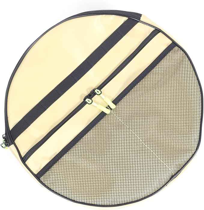 Spare Tire Storage Bag Compatible with INEOS Grenadier 2020-2025 Spare Tire Storage Slot Interior Organizer Bag Multi-Function Off-Road Outdoor Camping Cargo Storage Bag (Beige)