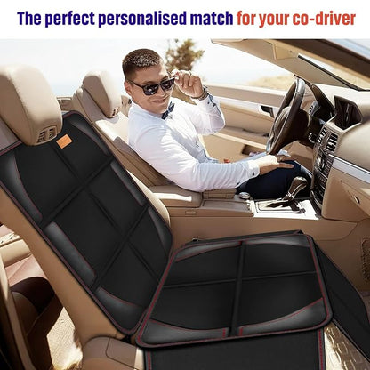 Bacgnyer Car Seat Protector, 1 Pack, Thickest Padded 600D Fabric Padding, Waterproof, Durable, Anti Slip Backing, Child Seat Protection, Suitable for Babies, Toddlers, Children