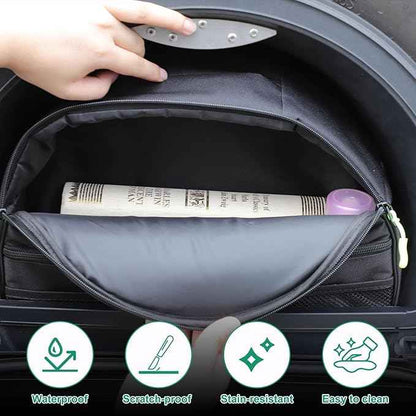 Spare Tire Storage Bag Compatible with INEOS Grenadier 2020-2025 Spare Tire Storage Slot Interior Organizer Bag Multi-Function Off-Road Outdoor Camping Cargo Storage Bag (Black)