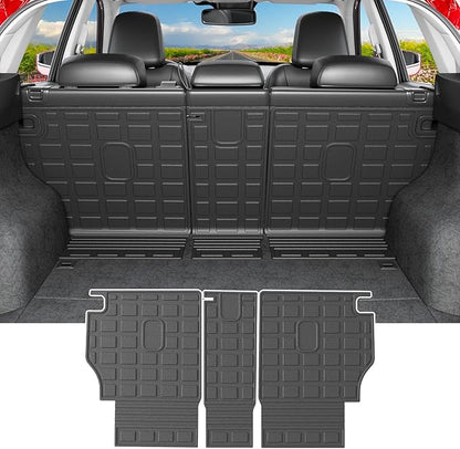 powoq Backrest Mat Compatible with 2017-2025 Mazda CX-5 Cargo Liner Back Seat Protector Replacement for 2017-2019 2020 2021 2022 2023 2024 2025 Mazda CX-5 Accessories(Fit 2017-2024, Rear Backrest Mat)