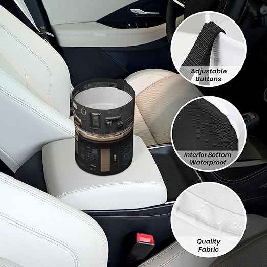Gun Military Gear Arsenal Set Car Trash Can Waterproof Hanging Trash Bin Collapsible Garbage Can for Car Accessories Travel Camping Kitchen Home