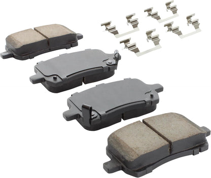 Premium Semi-Metallic Front Brake Pads (1001-1028M) Compatible with 2004-2010 Chevrolet/Pontiac/Saturn (Cobalt/G5/G6/HHR/Ion/Malibu/Pursuit/Sky/Solstice)