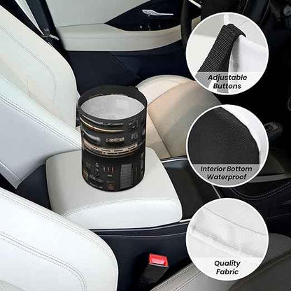 Gun Military Gear Arsenal Set Car Trash Can Waterproof Hanging Trash Bin Collapsible Garbage Can for Car Accessories Travel Camping Kitchen Home