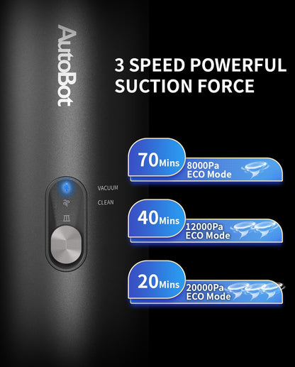 Car Vacuum, Handheld Vacuum Cleaner Blow & Suction 2 in 1, 20000PA High Power Car Vacuum Portable Cordless, Portable Vacuum for Car, 70 Mins Runtime, 3.5H Type-C Fast Charge, Home, Keyboard Cleaning