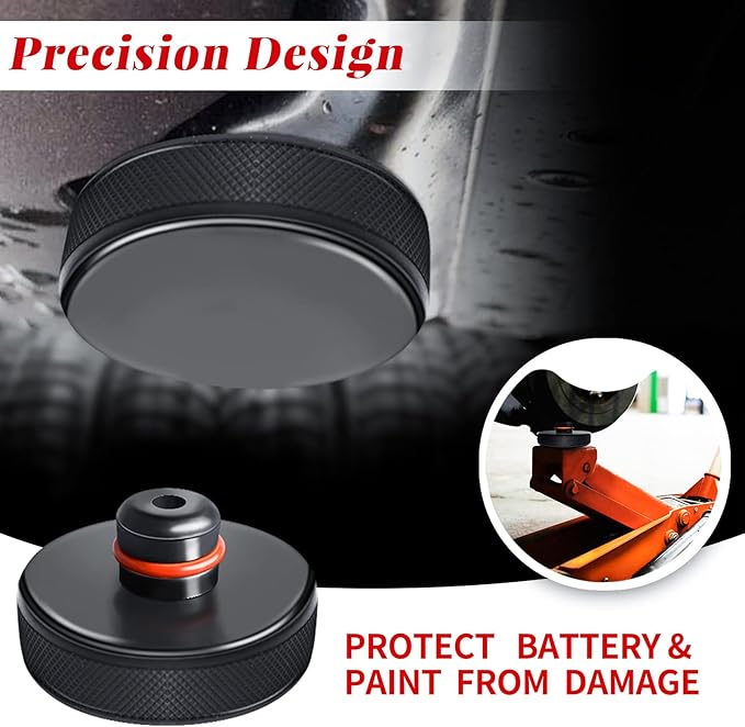 Chirano Lifting Jack Pad for Tesla Model 3/S/X/Y/Y Juniper, 4 Pucks with Storage Case, Accessories for Tesla Vehicles 2013 to 2026