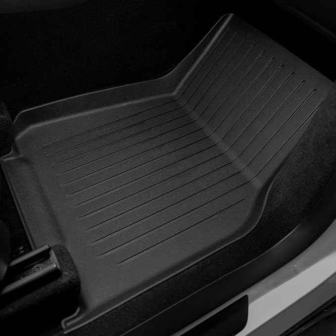 SUPER LINER Tesla Model Y Juniper Floor Mats 2025 2026 | Custom Fit All-Weather 9-Piece Set Includes Cargo Mat | Seat Back Cover Protector |Trunk Mats & Accessories